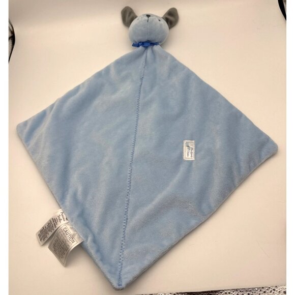 Carters Precious Firsts Blue Puppy Dog Baby Lovey Security Blanket Rattle - Picture 1 of 5